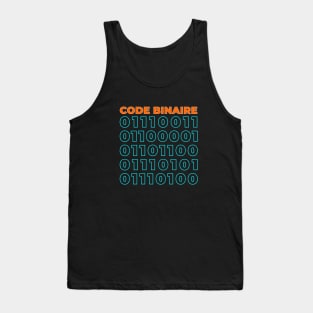 Code binaire Tank Top